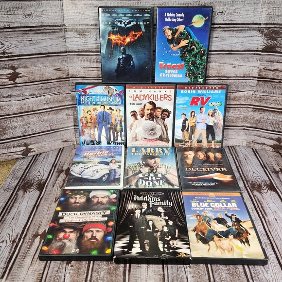Lot of 11 DVDs DVD Adult Family Disney Dark Knight Comedy Addams Family RV - Picture 2 of 2